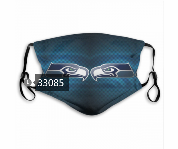 New 2021 NFL Seattle Seahawks #25 Dust mask with filter